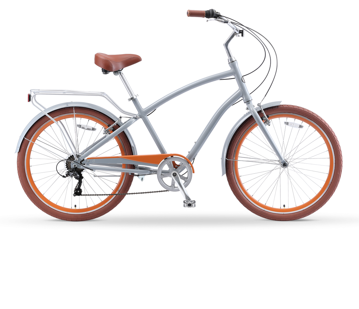 sixthreezero NEW EVRYjourney Men's 26" 7-Speed Sport Hybrid Cruiser Bicycle — product view 1