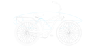 sixthreezero Around the Block Women's 24" 21 Speed Beach Cruiser Bicycle with Rear Rack — product view 99