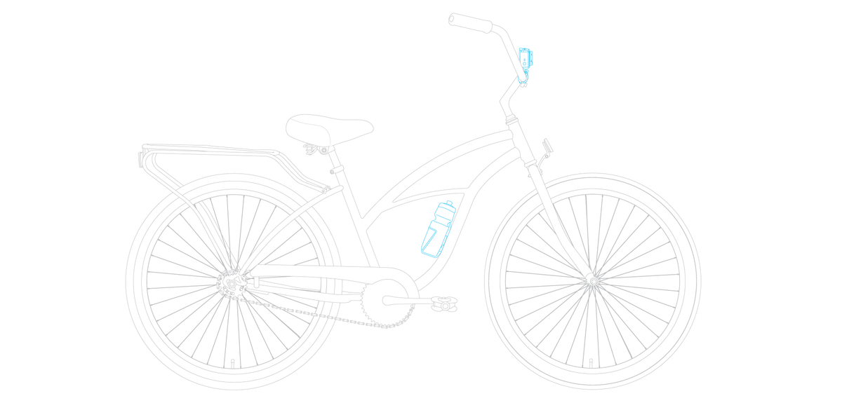 sixthreezero Around the Block Women's 24" Seven Speed Beach Cruiser Bicycle with Rear Rack — product view 106