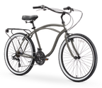 sixthreezero Around the Block Men's 26" 21 Speed Cruiser Bicycle — product view 4
