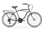 sixthreezero Around the Block Men's 26" 21 Speed Cruiser Bicycle — product view 3