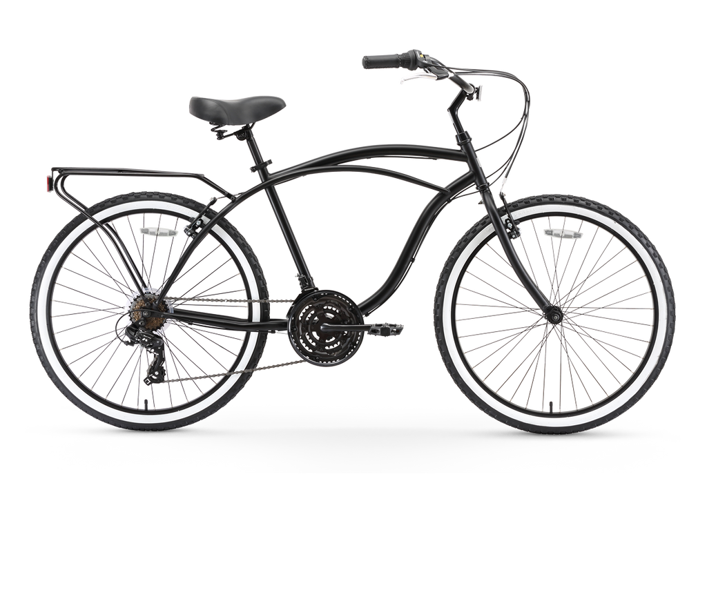 sixthreezero Around the Block Men's 26" 21 Speed Cruiser Bicycle — product view 1