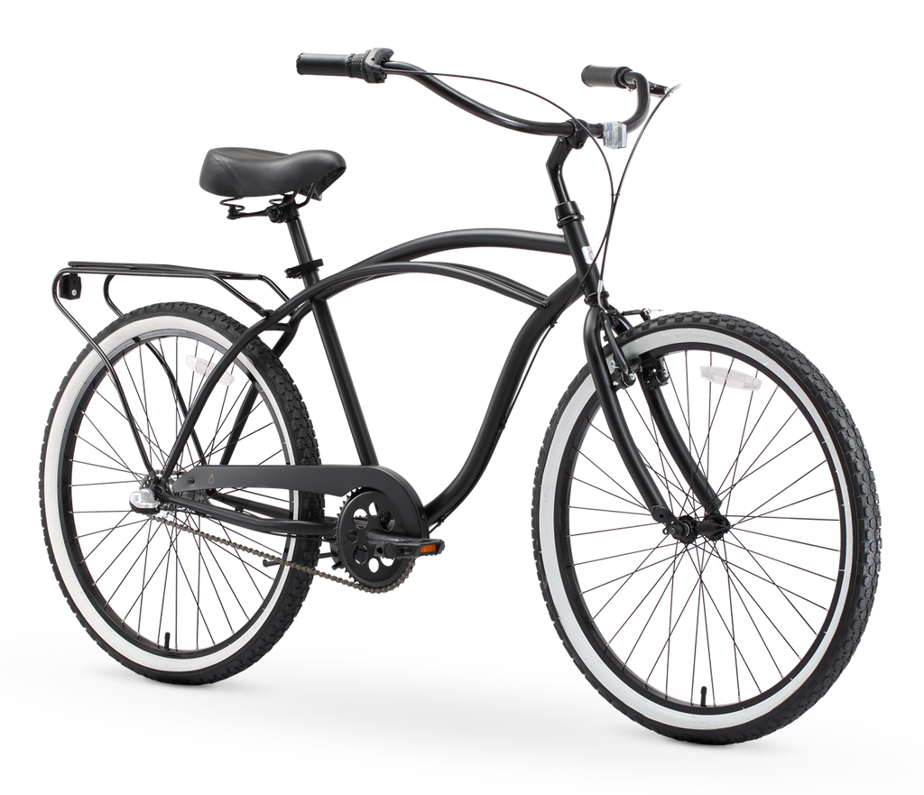 sixthreezero Around the Block Men's 26" 3 Speed Cruiser Bicycle — product view 2