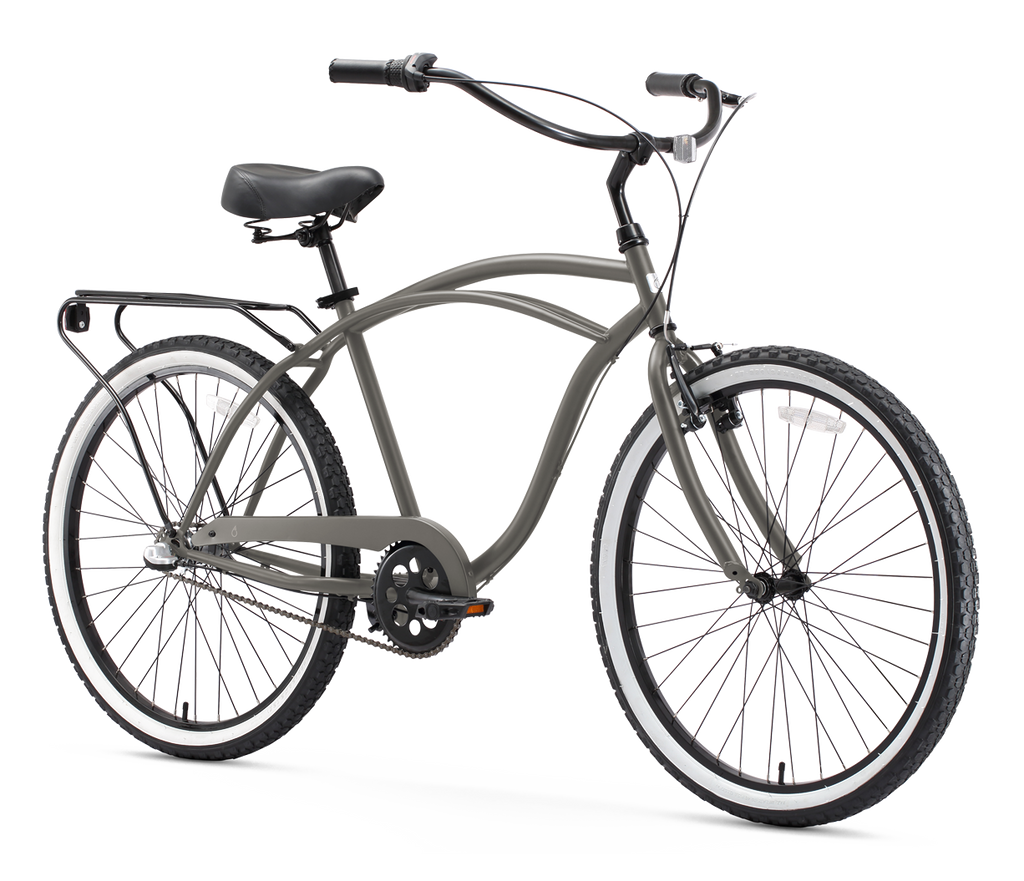sixthreezero Around the Block Men's 26" 3 Speed Cruiser Bicycle — product view 4
