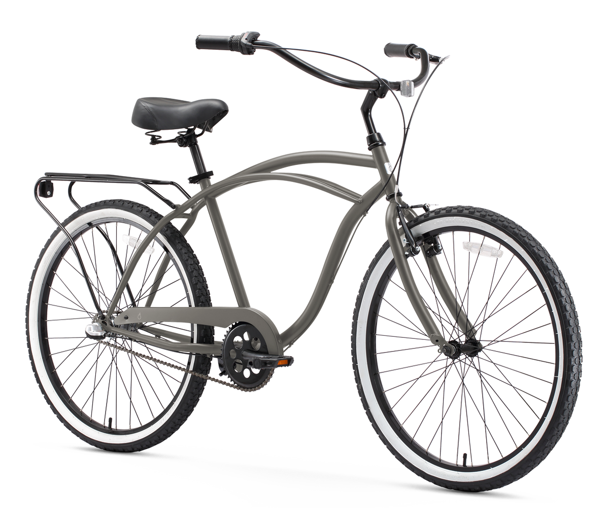 sixthreezero Around the Block Men's 26" 3 Speed Cruiser Bicycle — product view 4