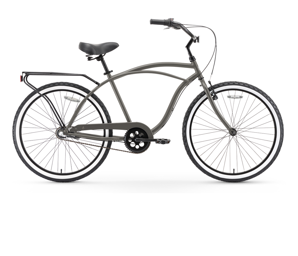 sixthreezero Around the Block Men's 26" 3 Speed Cruiser Bicycle — product view 3