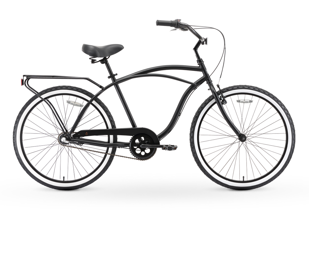 sixthreezero Around the Block Men's 26" 3 Speed Cruiser Bicycle — product view 1