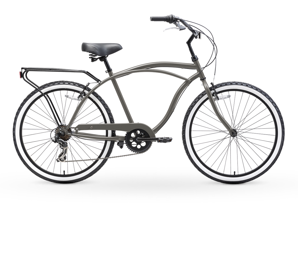sixthreezero Around the Block Men's 26" 7 Speed Cruiser Bicycle — product view 3