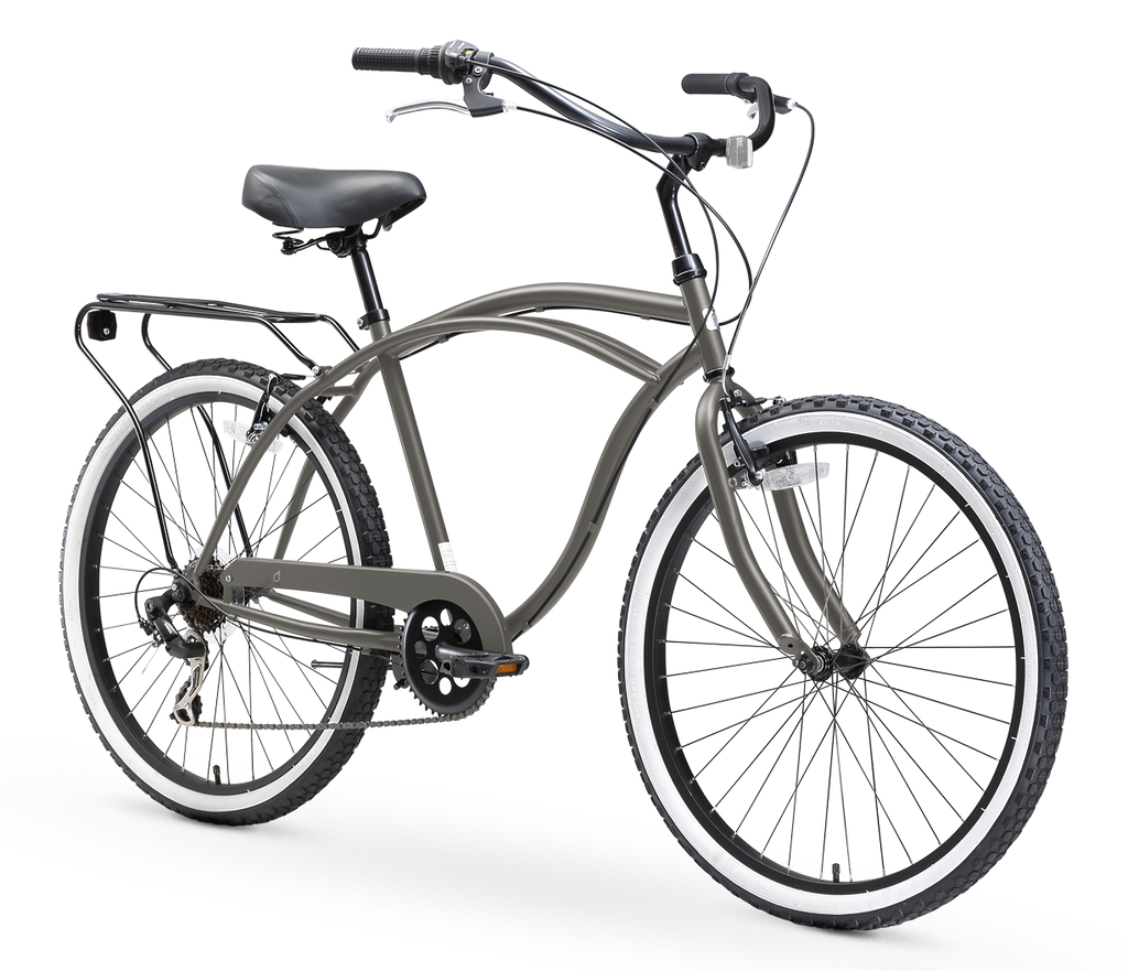 sixthreezero Around the Block Men's 26" 7 Speed Cruiser Bicycle — product view 4