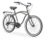 sixthreezero Around the Block Men's 26" 7 Speed Cruiser Bicycle — product view 4