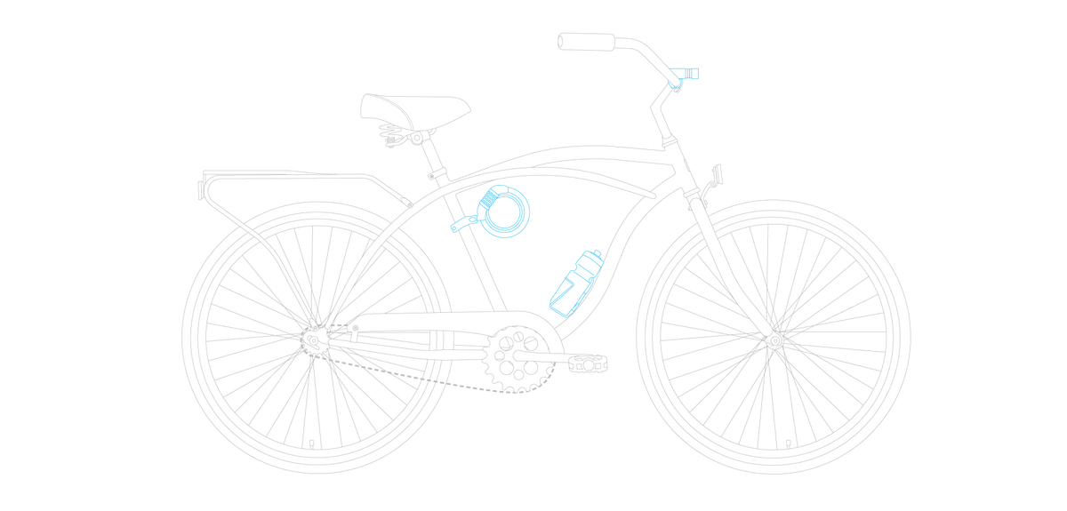 sixthreezero Around the Block Men's 26" 21 Speed Cruiser Bicycle — product view 62