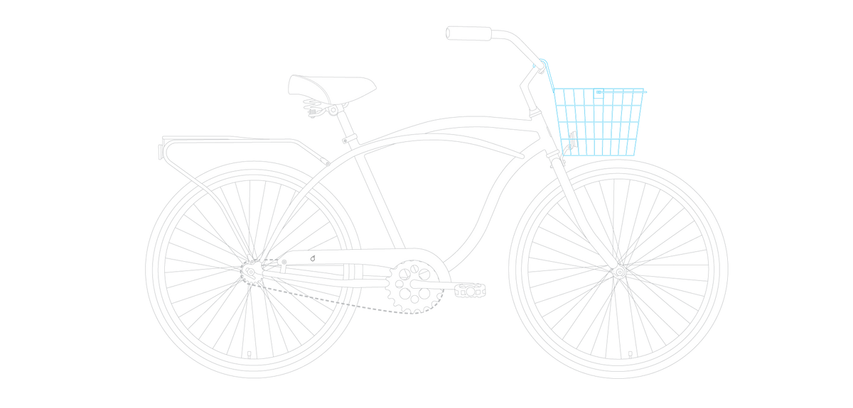 sixthreezero Around the Block Men's 26" 21 Speed Cruiser Bicycle — product view 64