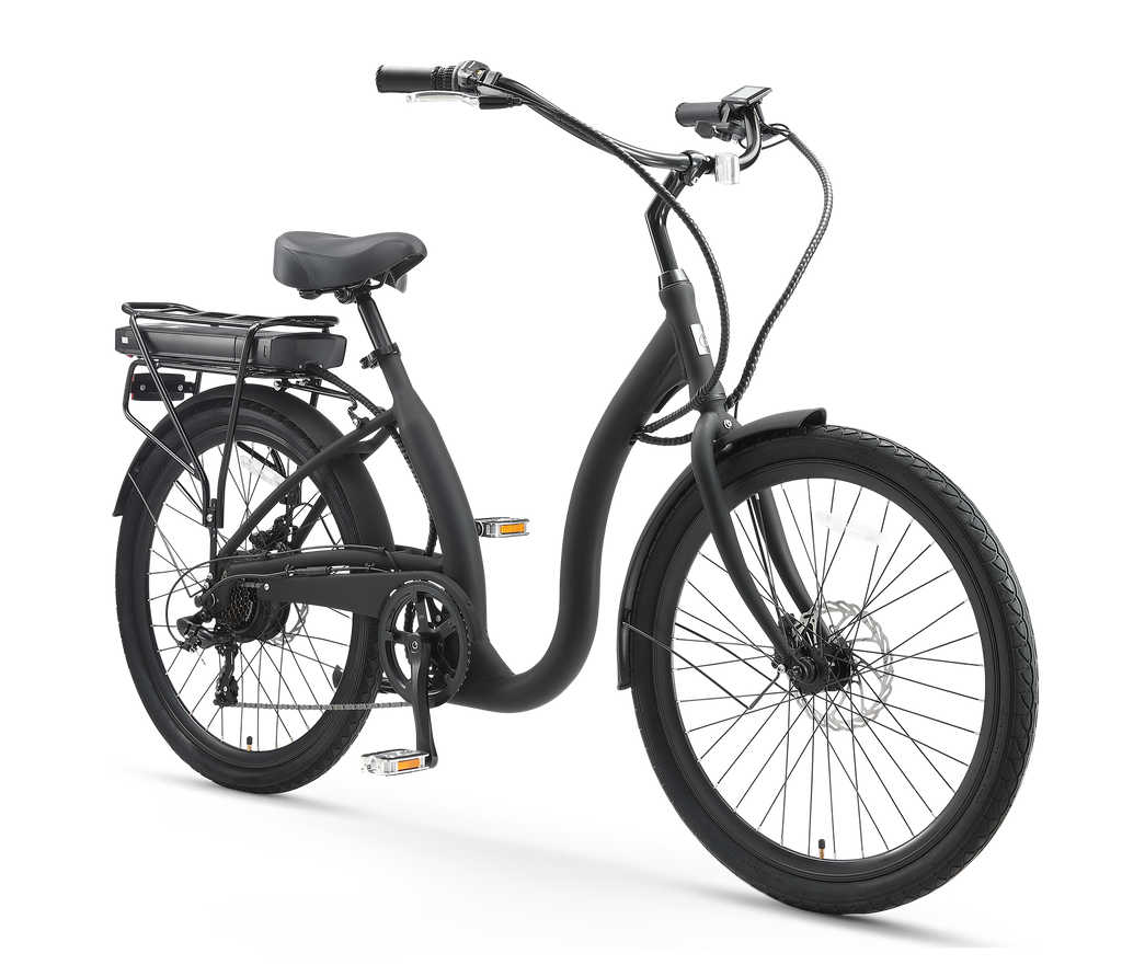 sixthreezero Simple Step-Thru 7-Speed 500W Electric Bicycle — product view 6