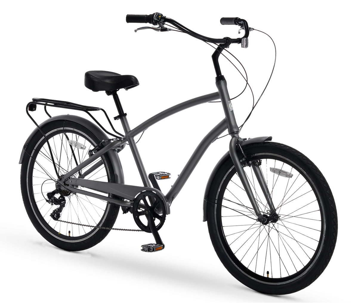 sixthreezero EVRYjourney Men's 7 Speed Touring Hybrid Bike — product view 6
