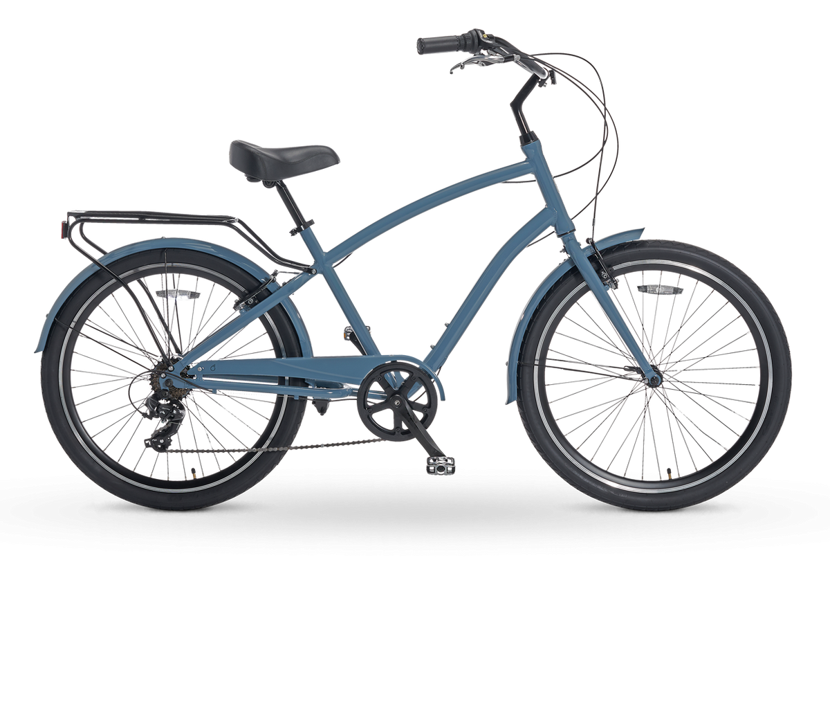 sixthreezero EVRYjourney Men's 7 Speed Touring Hybrid Bike — product view 3