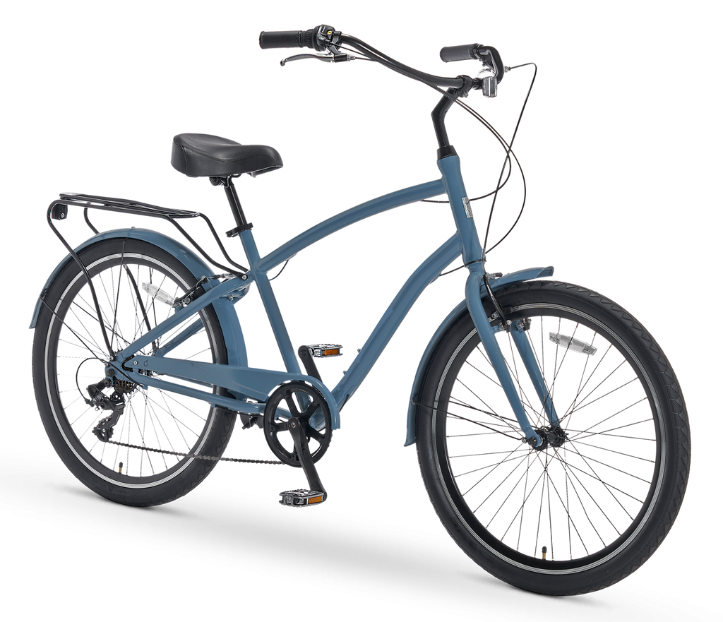 sixthreezero EVRYjourney Men's 7 Speed Touring Hybrid Bike — product view 4