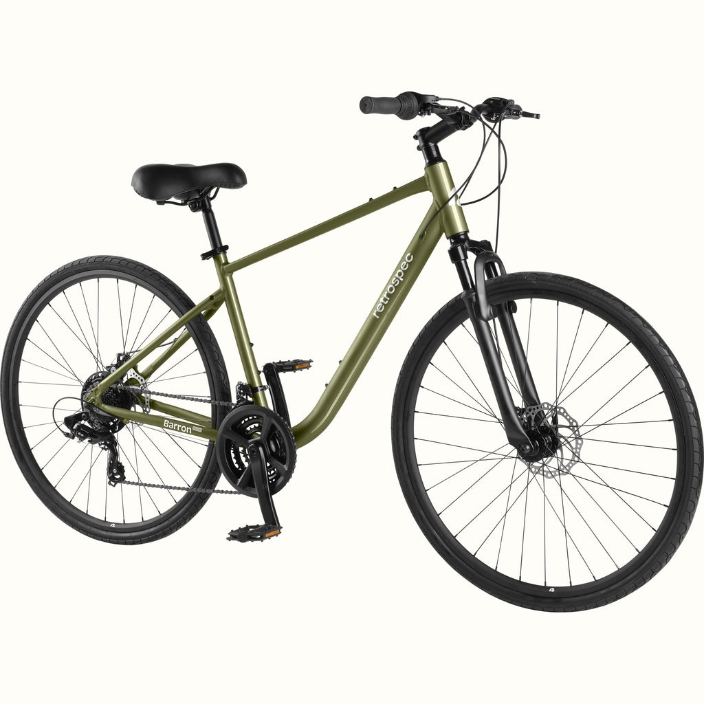 Retrospec Barron Plus Comfort Hybrid Bike - 21 Speed — product view 3