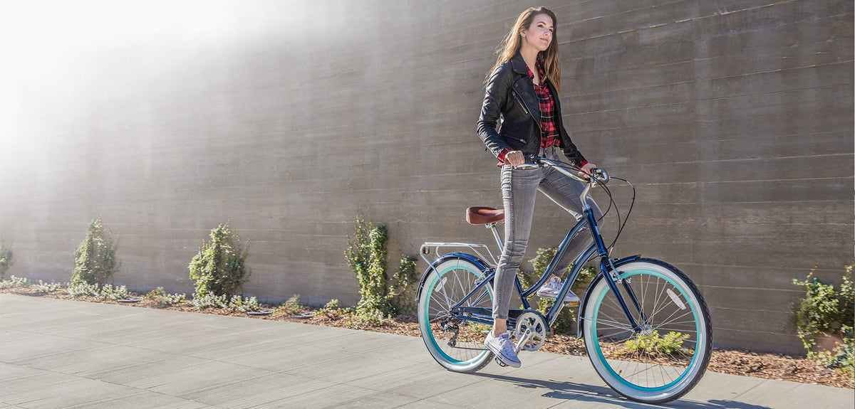 sixthreezero EVRYjourney Women's 26" Single Speed Step-Through Touring Hybrid Bicycle — product view 38