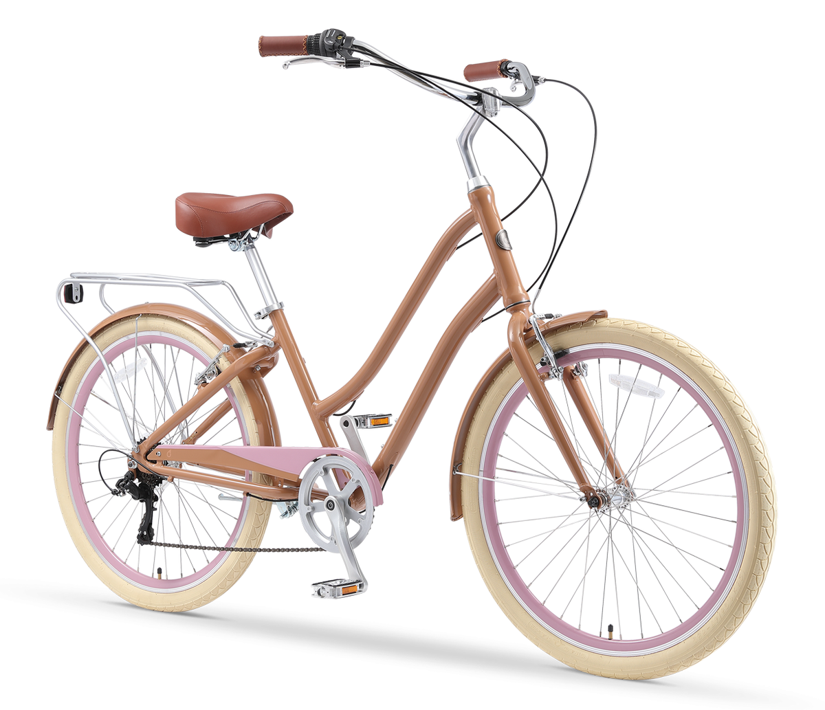 sixthreezero NEW EVRYjourney Women's 26" 7-Speed Speed Step-Through Touring Hybrid Bicycle — product view 2