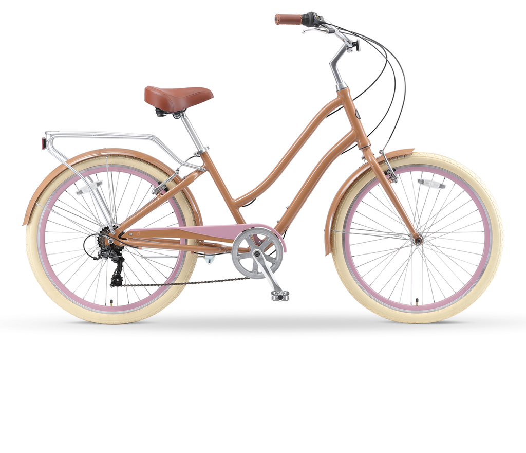 sixthreezero NEW EVRYjourney Women's 26" 7-Speed Speed Step-Through Touring Hybrid Bicycle — product view 1