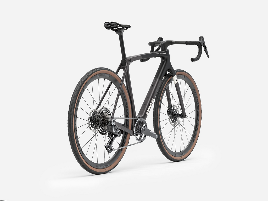 2027 Trek Checkmate SLR 7 AXS - Gloss Trek Black/Matte Carbon Smoke — image 2