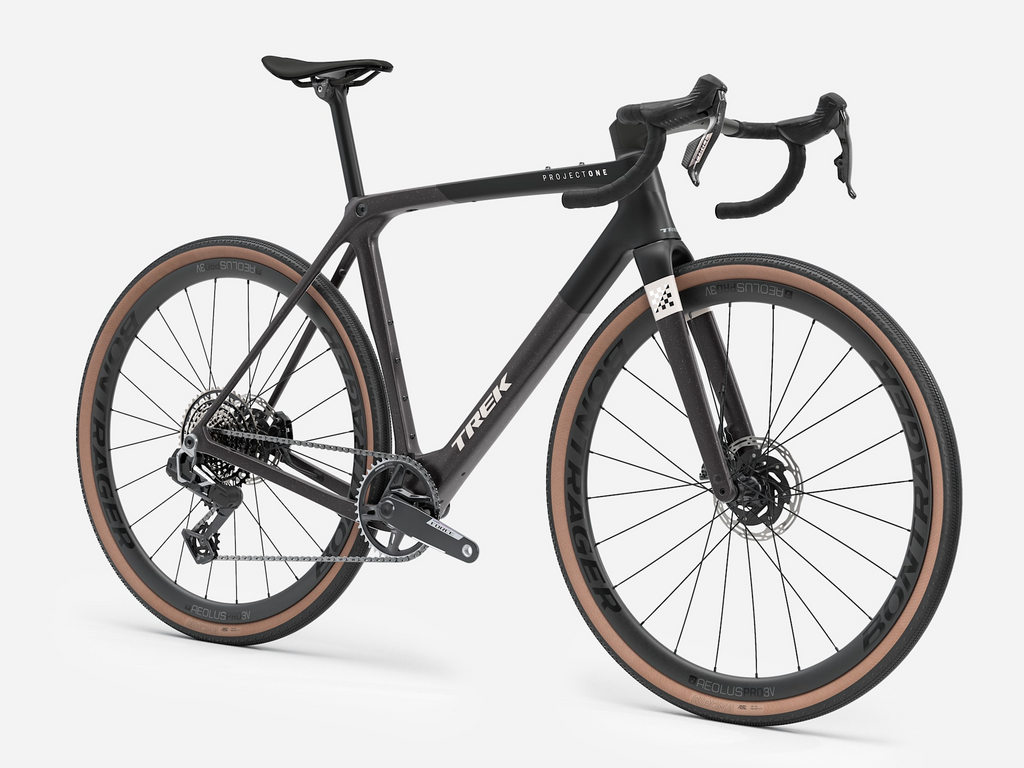 2027 Trek Checkmate SLR 7 AXS - Gloss Trek Black/Matte Carbon Smoke — image 3