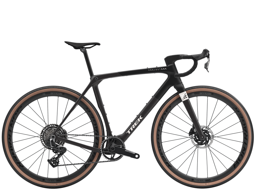 2027 Trek Checkmate SLR 7 AXS - Gloss Trek Black/Matte Carbon Smoke — image 1