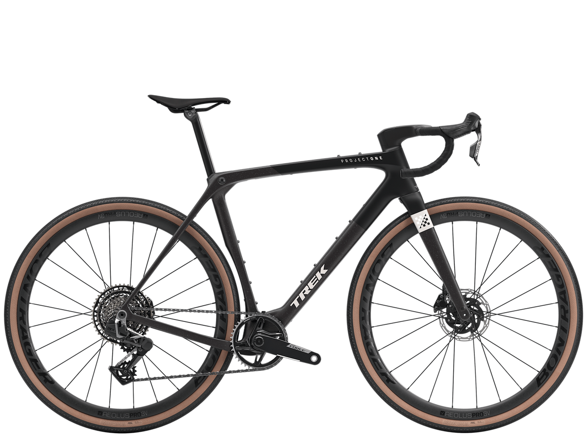 2027 Trek Checkmate SLR 7 AXS - Gloss Trek Black/Matte Carbon Smoke — image 1