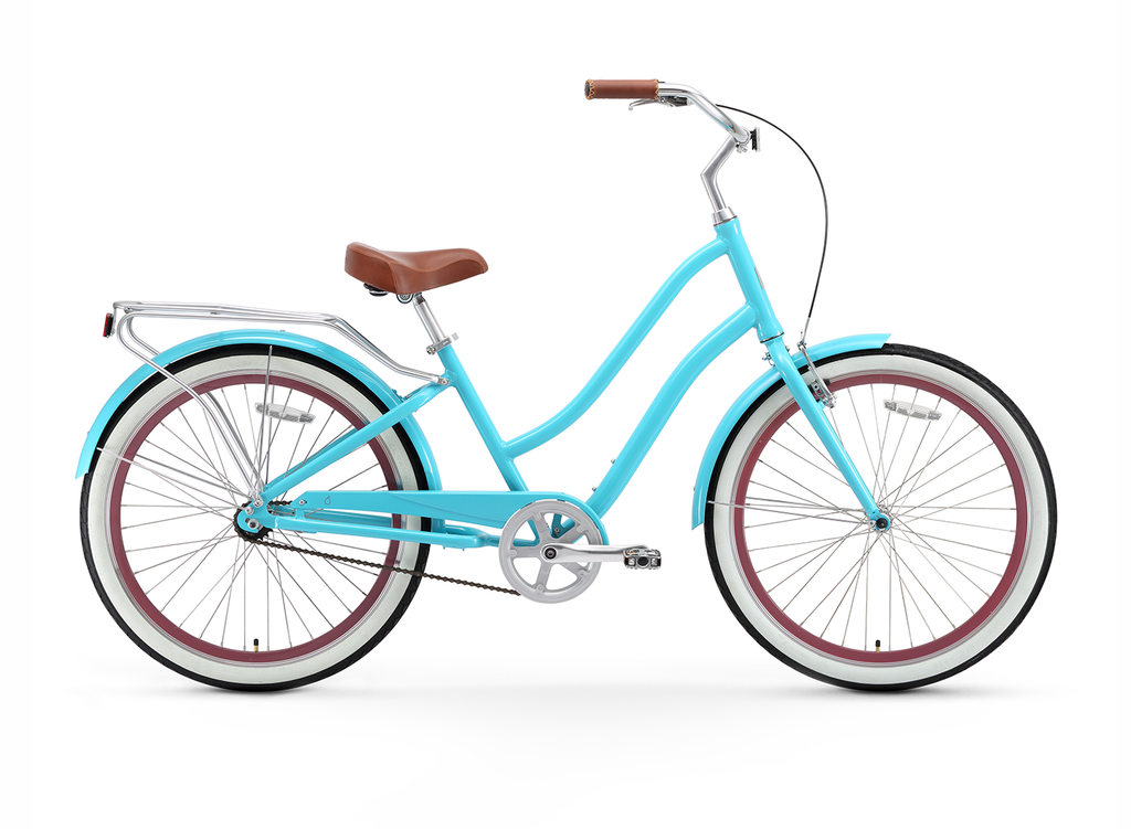 sixthreezero EVRYjourney Women's 26" Single Speed Step-Through Touring Hybrid Bicycle — product view 1