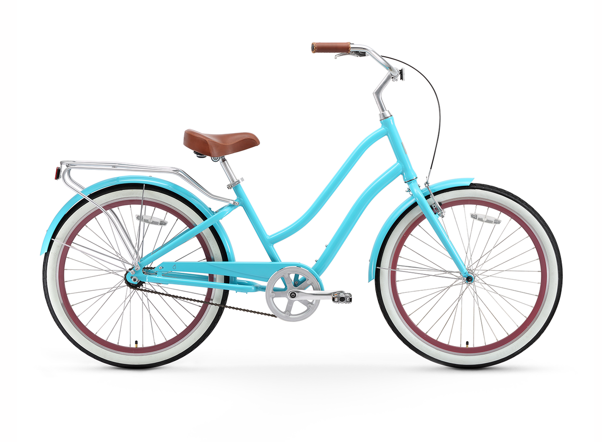sixthreezero EVRYjourney Women's 26" Single Speed Step-Through Touring Hybrid Bicycle — product view 1
