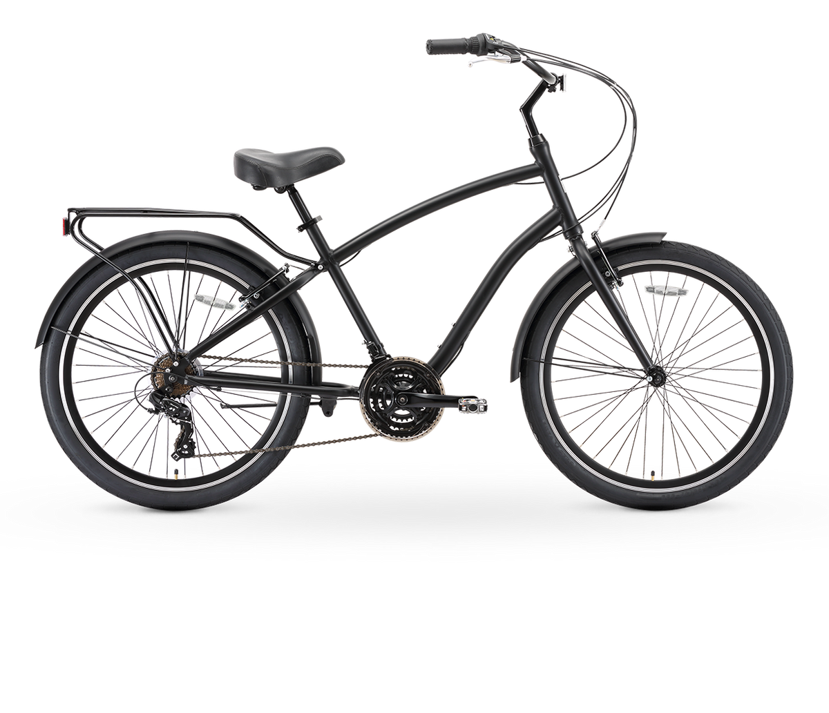 sixthreezero EVRYjourney Men's 26" 21 Speed Touring Hybrid Bicycle — product view 1
