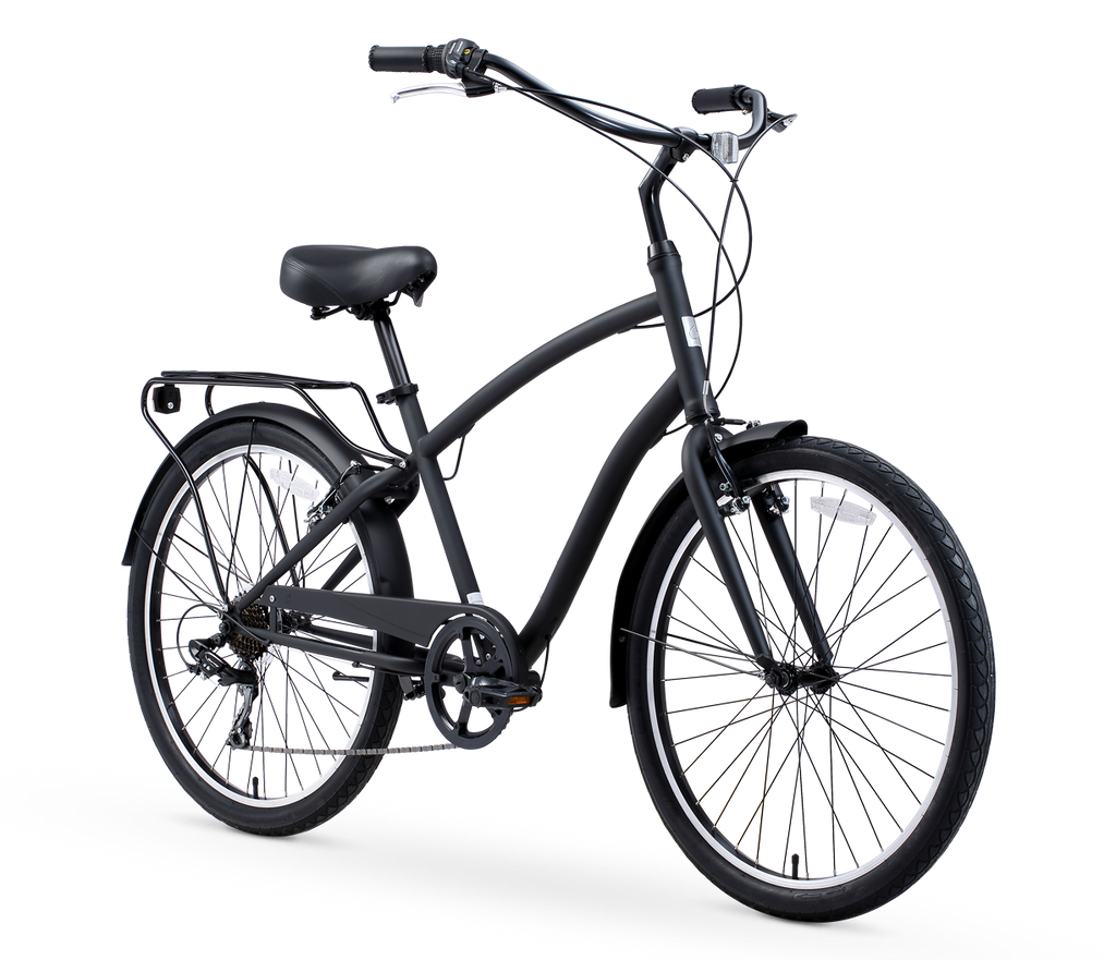 sixthreezero EVRYjourney Men's 26" 7 Speed Steel Touring Hybrid Bicycle — product view 2