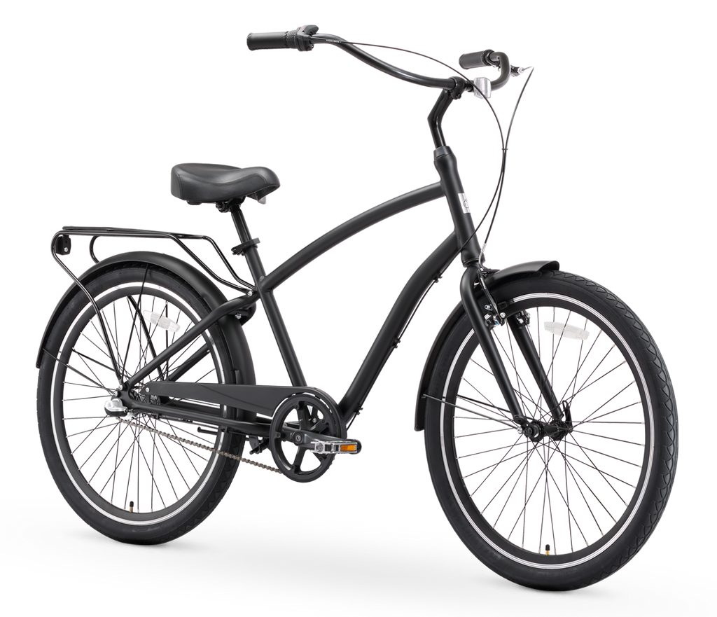 sixthreezero EVRYjourney Men's 26" 3 Speed Steel Sport Hybrid Cruiser Bicycle — product view 2
