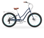 sixthreezero EVRYjourney Women's 26" FAT Tire 7-Speed Step-Through Touring Hybrid Bicycle — product view 1