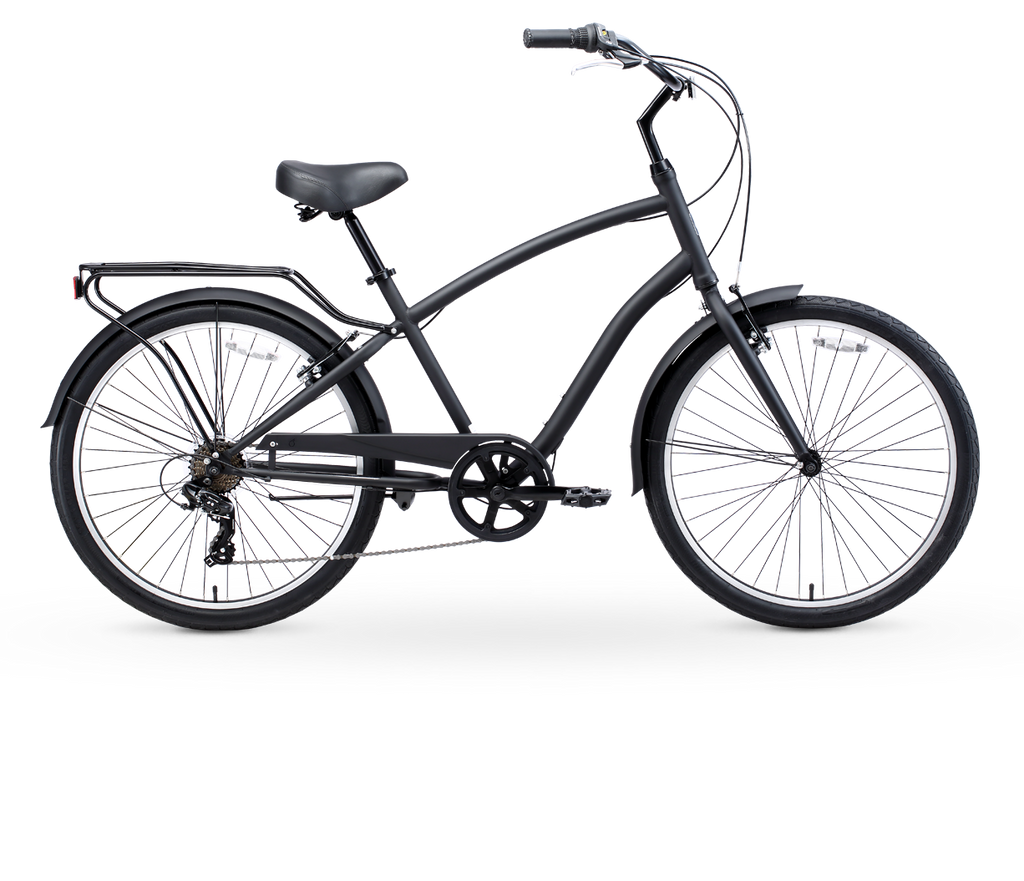 sixthreezero EVRYjourney Men's 26" 7 Speed Steel Touring Hybrid Bicycle — product view 1
