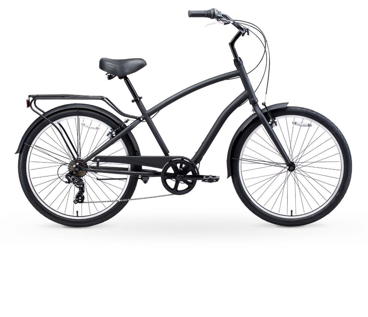 sixthreezero EVRYjourney Men's 26" 7 Speed Steel Touring Hybrid Bicycle — product view 1