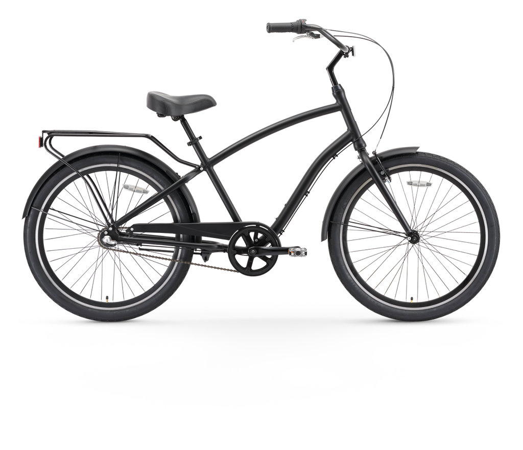 sixthreezero EVRYjourney Men's 26" 3 Speed Steel Sport Hybrid Cruiser Bicycle — product view 1