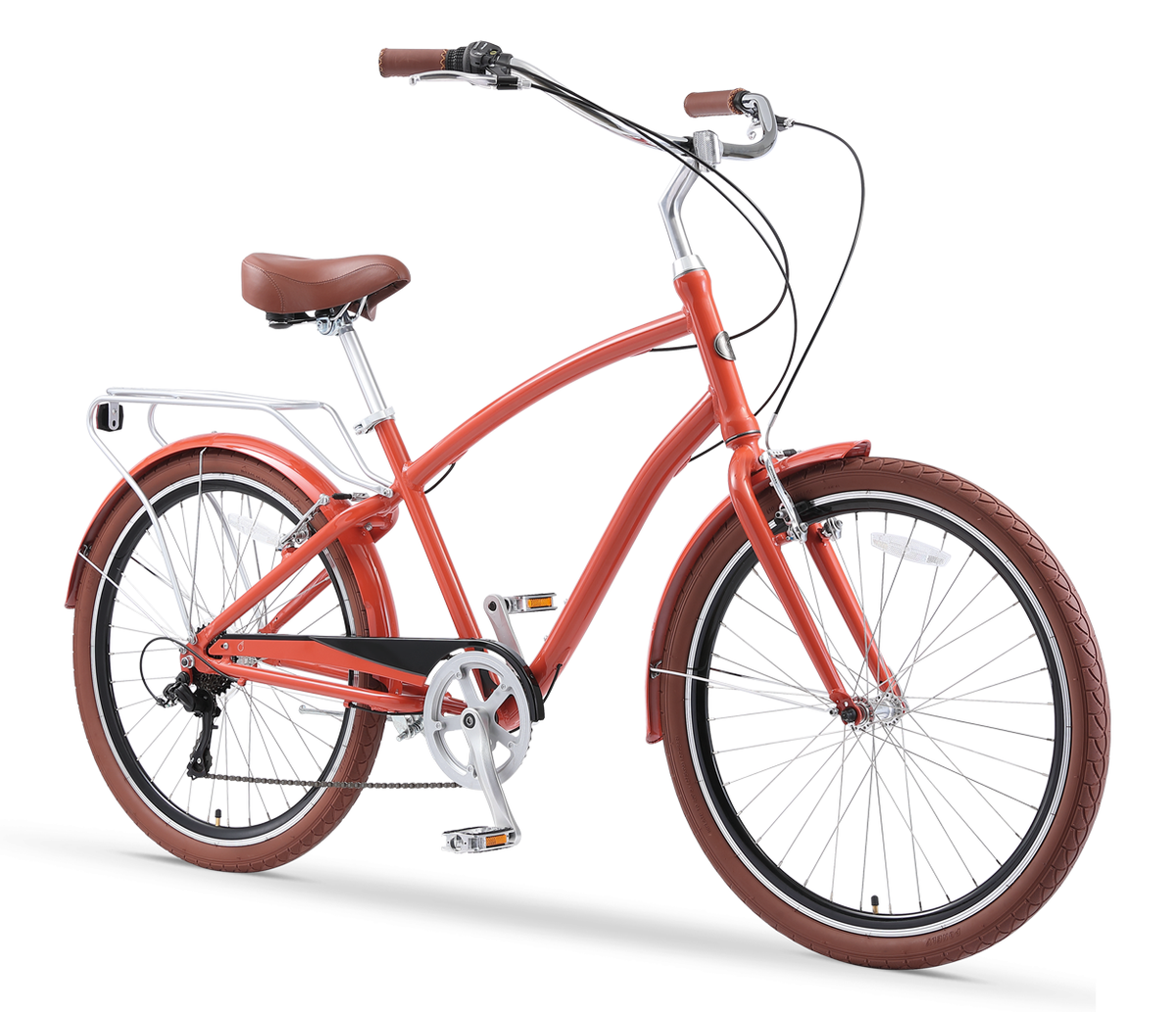 sixthreezero NEW EVRYjourney Men's 26" 7-Speed Sport Hybrid Cruiser Bicycle — product view 4