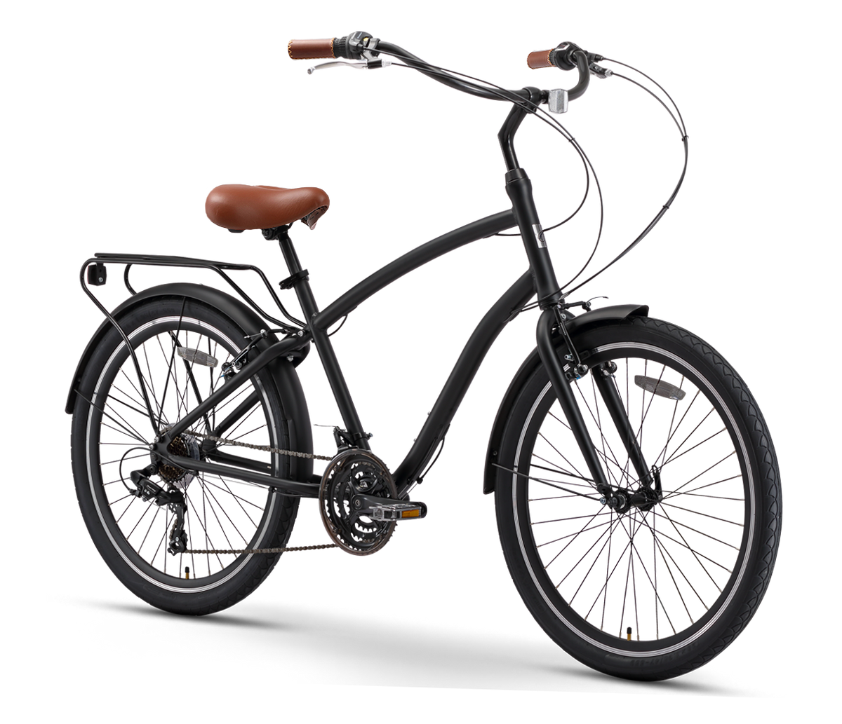 sixthreezero EVRYjourney Men's 26" 21 Speed Touring Hybrid Bicycle — product view 5