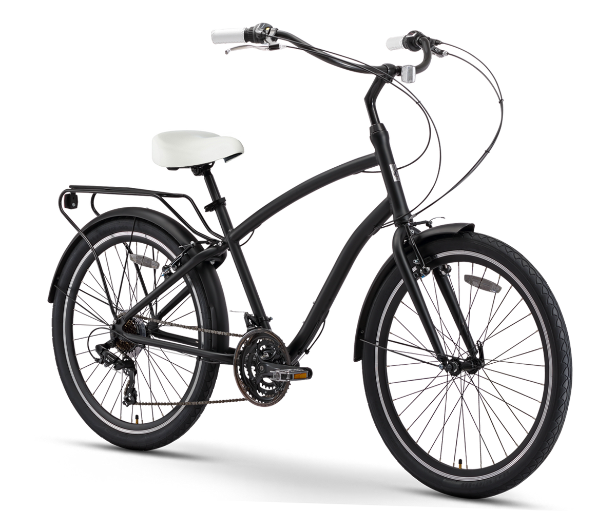 sixthreezero EVRYjourney Men's 26" 21 Speed Touring Hybrid Bicycle — product view 3