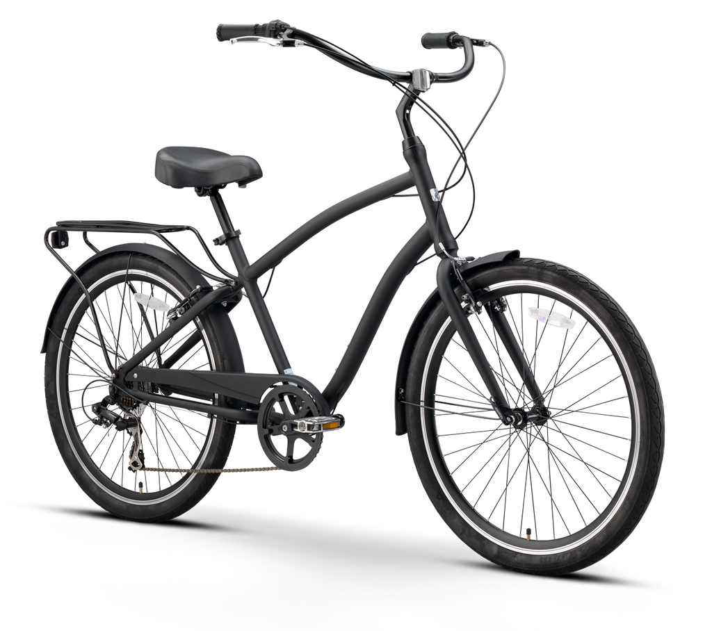 sixthreezero EVRYjourney Men's 7 Speed Touring Hybrid Bike — product view 2