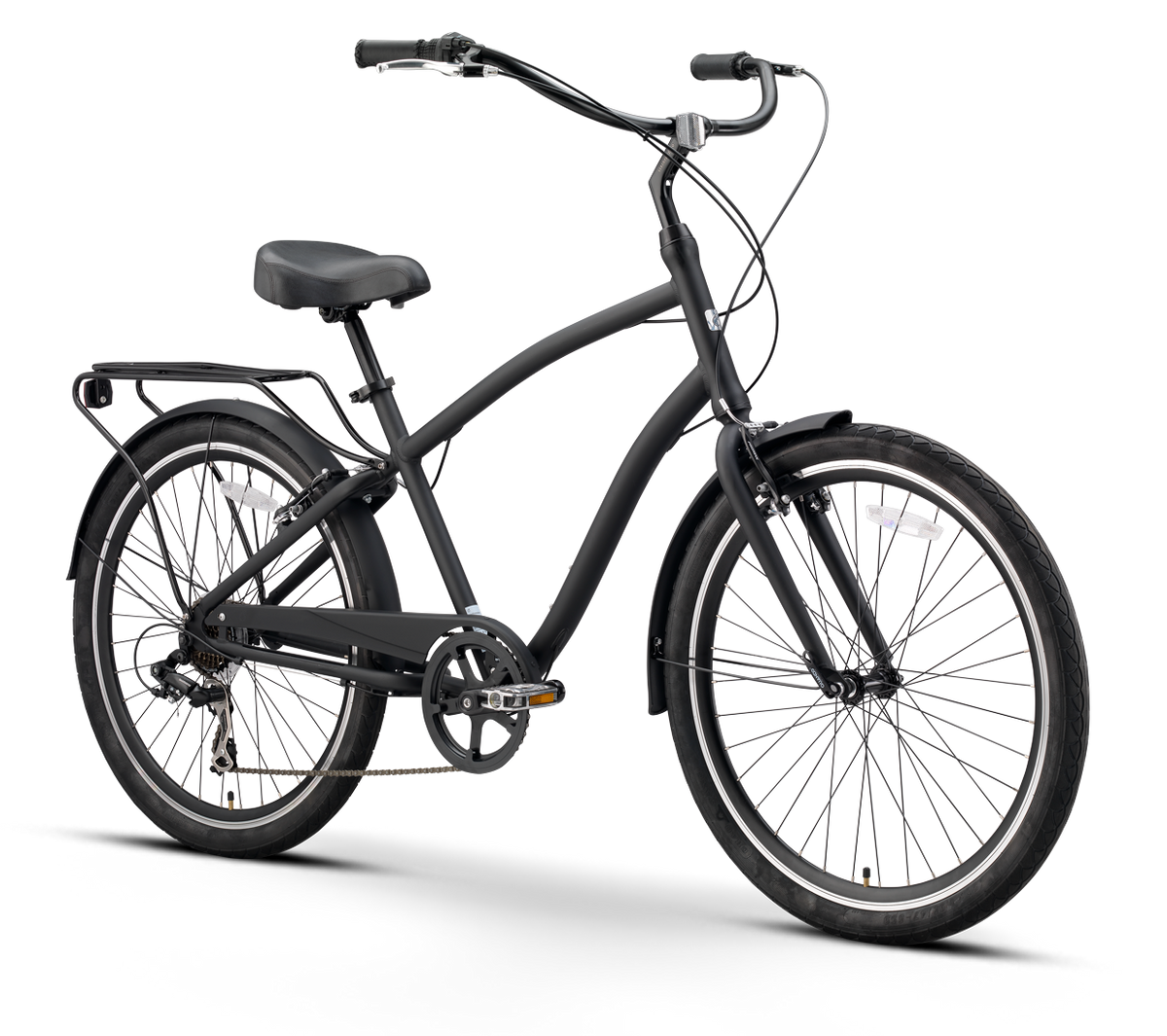 sixthreezero EVRYjourney Men's 7 Speed Touring Hybrid Bike — product view 2