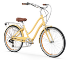 sixthreezero EVRYjourney Women's 26" 7 Speed Steel Step-Through Touring Hybrid Bicycle — product view 236