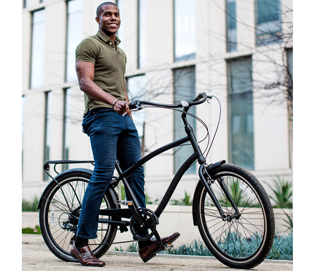 sixthreezero EVRYjourney Men's 7 Speed Touring Hybrid Bike — product view 86