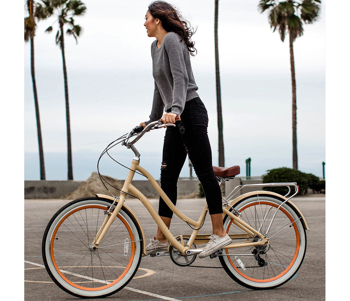 sixthreezero EVRYjourney Women's 26" Single Speed Step-Through Touring Hybrid Bicycle — product view 22