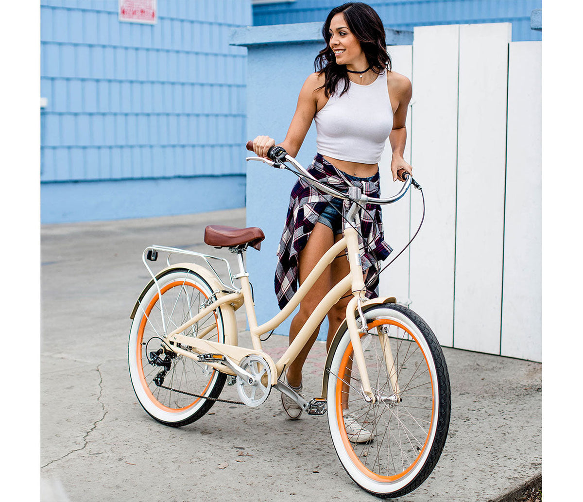 sixthreezero EVRYjourney Women's 26" Single Speed Step-Through Touring Hybrid Bicycle — product view 21