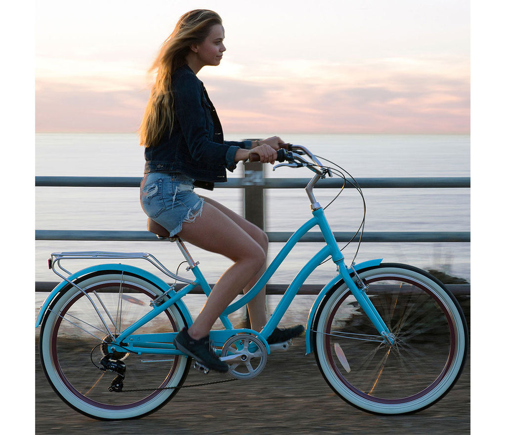 sixthreezero EVRYjourney Women's 26" Single Speed Step-Through Touring Hybrid Bicycle — product view 28
