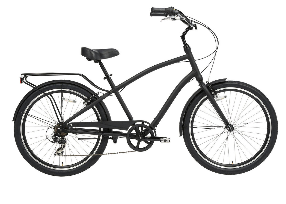 sixthreezero EVRYjourney Men's 7 Speed Touring Hybrid Bike — product view 7