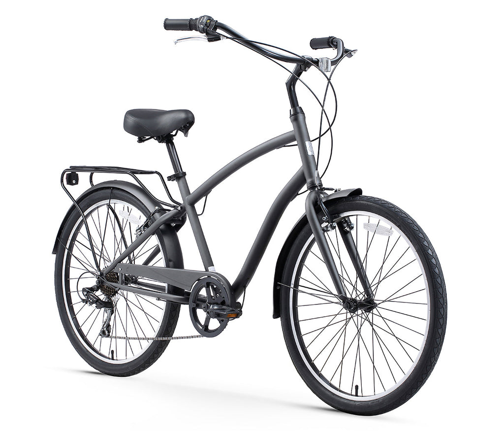 sixthreezero EVRYjourney Men's 26" 7 Speed Steel Touring Hybrid Bicycle — product view 41