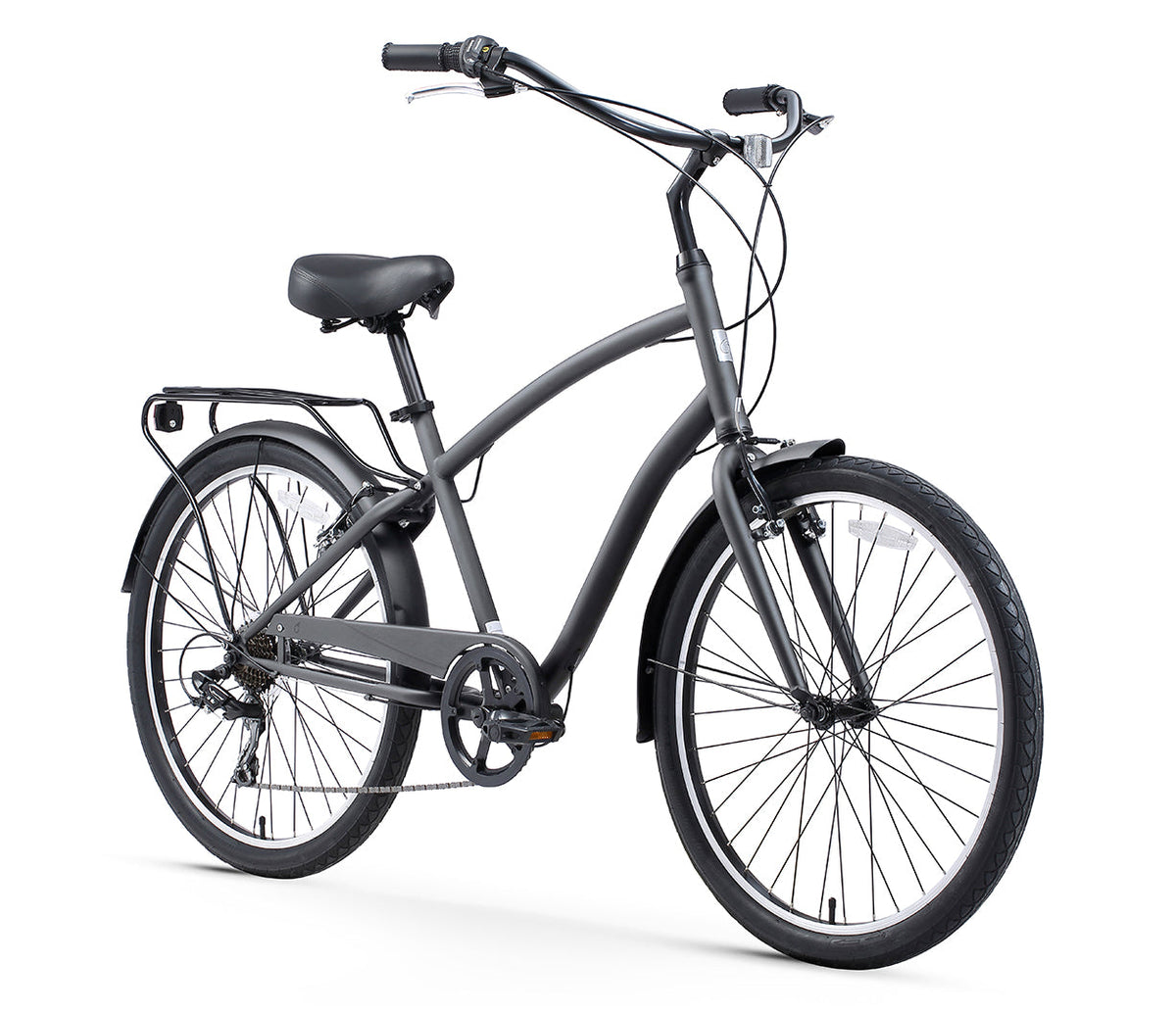 sixthreezero EVRYjourney Men's 26" 7 Speed Steel Touring Hybrid Bicycle — product view 41